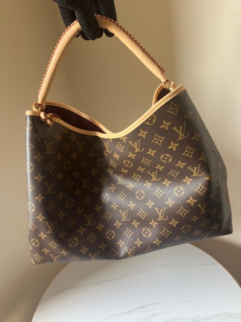 LV Shoulder Bag Again Monogram Canvas Brown
