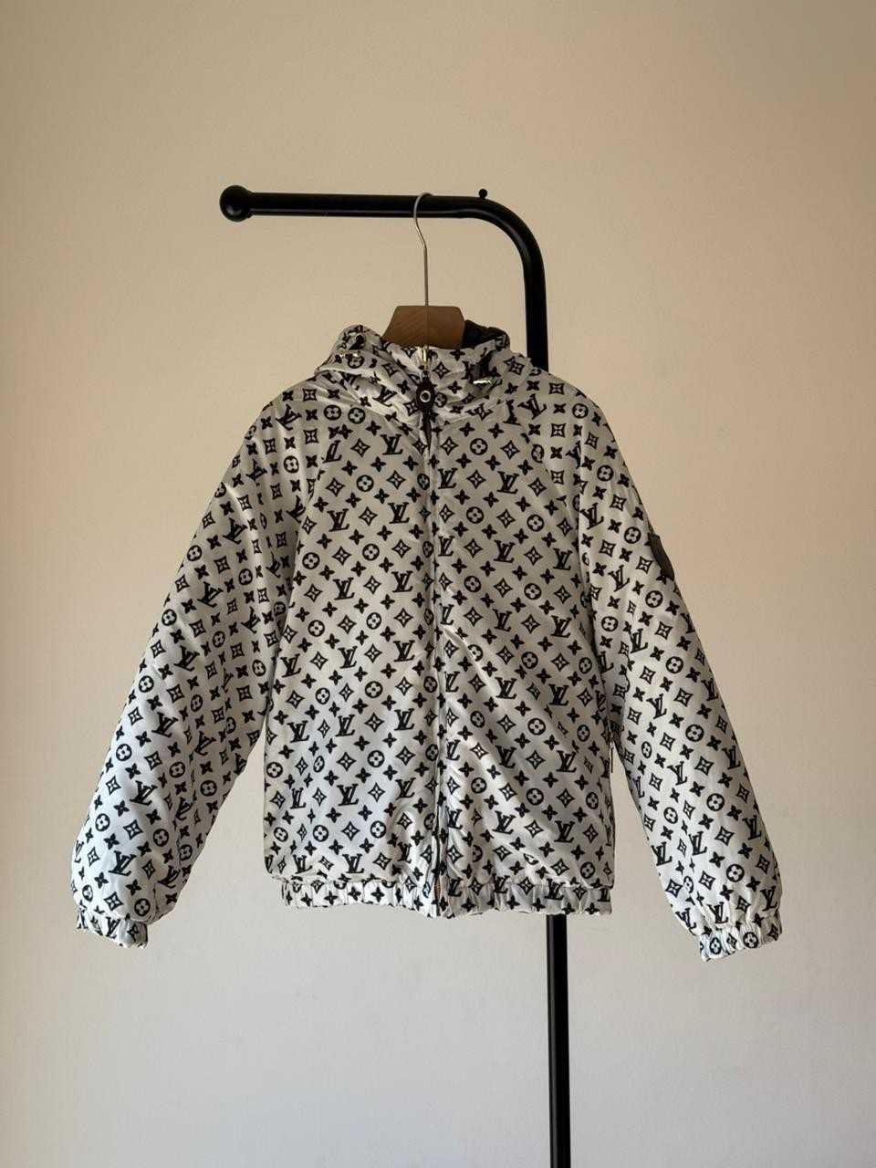 Louis Vuitton Jacket Hooded Reversible Nylon White