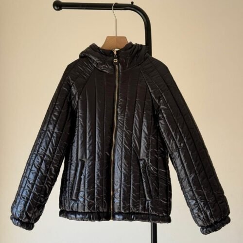 Louis Vuitton Jacket Hooded Reversible Nylon Black