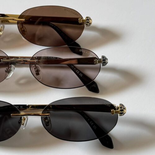 Home 22 Bvlgari Sunglasses Oval Rimless